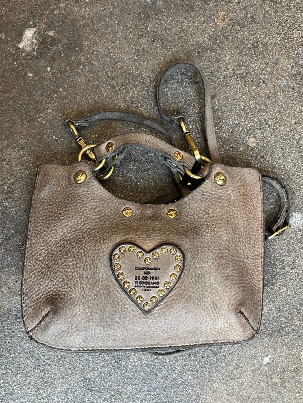 Campomaggi Luigia Bag in Cemento